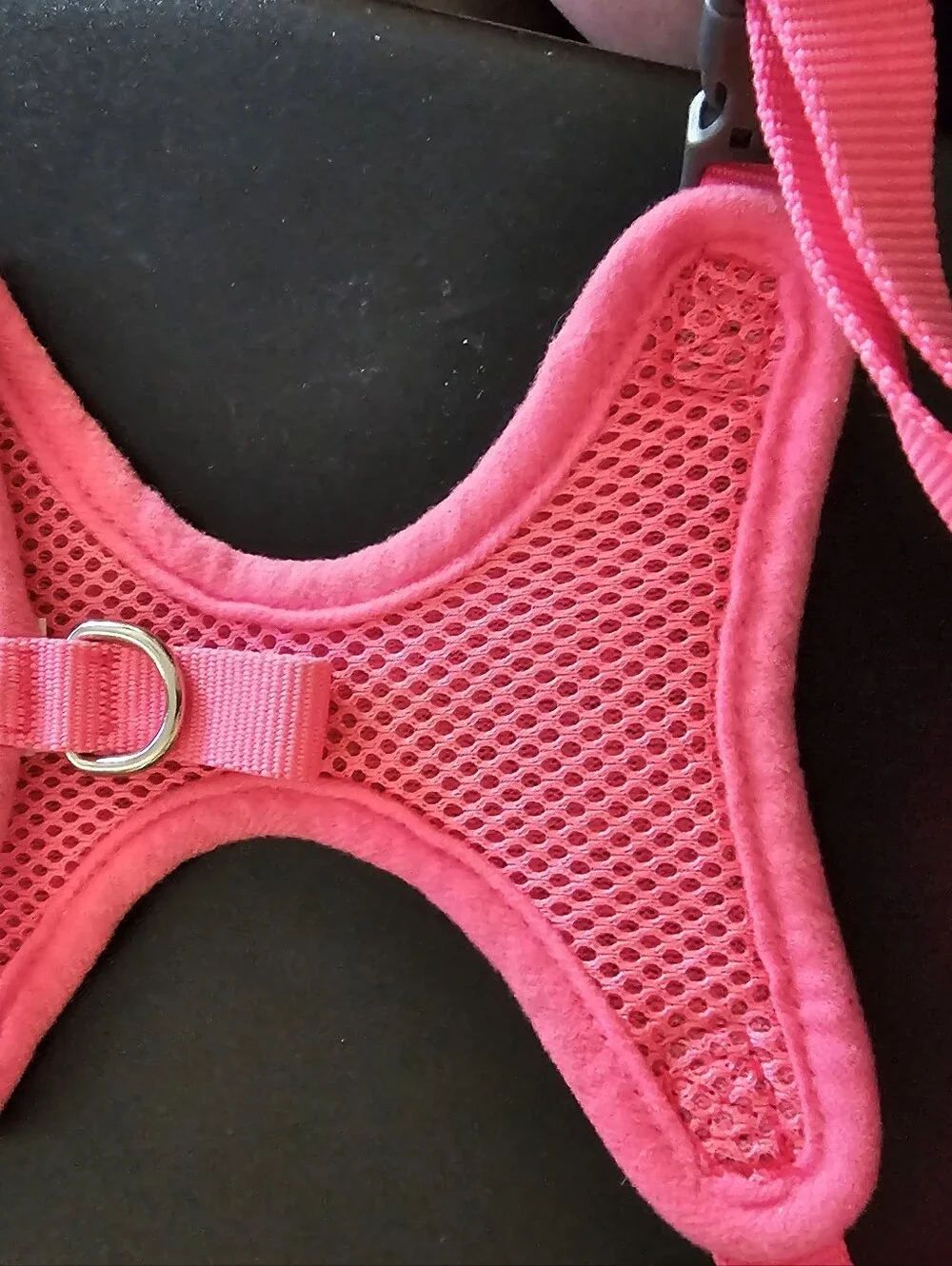 Pink Dog Harness - Comfortable Soft Mesh Ex Small